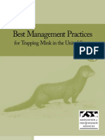 Best Management Practices for Trapping Mink in the United States