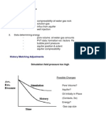 History Matching Adjustments: Simulation Field Pressure Too High