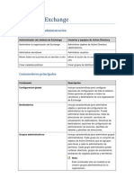 Administrador Del Sistema de Exchange