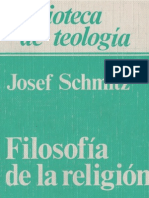 Schmitz, Josef - Filosofia de La Religion