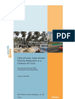 Côte D'ivoire: State-Driven Poverty Reduction in A Context of Crisis - Navigating Between MDG Constraints and Debt Relief