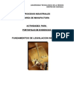 Guia para Elaborar El Portafolio de Evidencias de Fundamentos de Legislacion Industrial