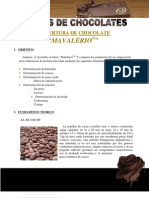 Informe Del Anlisis de Chocolate