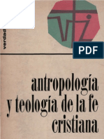 Sebastian, Fernando - Antropologia y Teologia de La Fe Cristiana