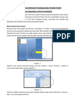 Membuat Kuis Interaktif Dengan Ms Power Point