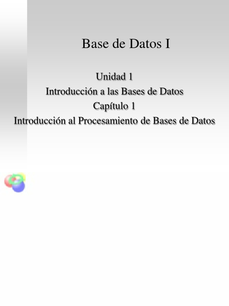Introducción a DBMS Relacionales | PDF | Bases de datos | Modelo relacional
