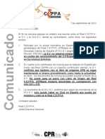 Real CEPPA Comunicado 7-9-2012 2