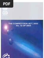 Competition Commission India Act 2002