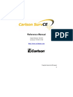 Carlson SurvCE Desktop Manual