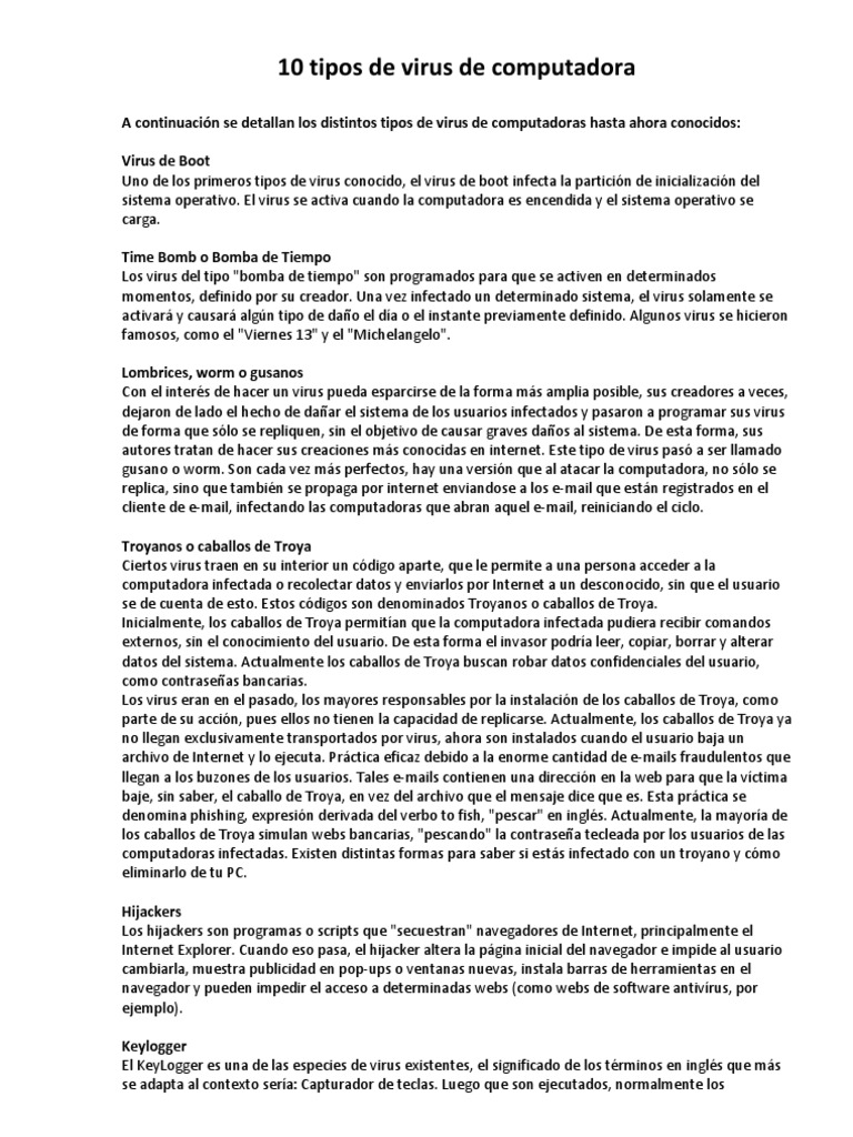 Que Es Un Virus De Computadora Ejemplos Que Es Un Virus De Computadora Ejemplos