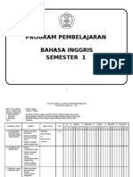 Program Semester Bahasa Inggris SD