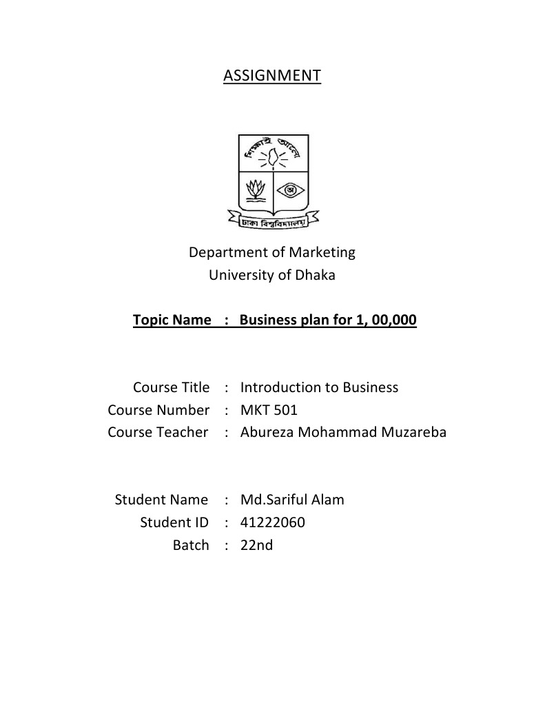 Business Plan for 100,000 Project | PDF