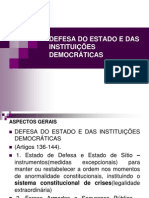 Aula DEFESA DO ESTADO E INSTITUIÇÕES