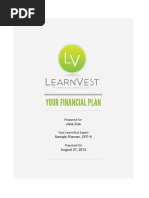 Download LearnVest Sample Portfolio Builder Plan by TechCrunch SN105329096 doc pdf