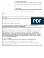 Guia de Informações Sobre Serviços Públicos - CTPS