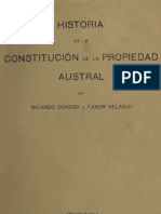 Historia de la constitución de la propiedad austral en Chile hasta 1866