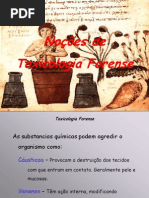 Aula20 - Noções de Toxicologia Forense