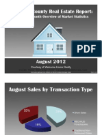 Monthly Market Report - August 2012