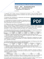 Administração da Produção Câmpus de Paranaíba