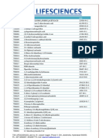 Tsklifesciences Product List