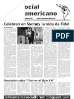 'Foro Social Latinamericano', Green Left Weekly's Spanish-Language Supplement, September 2012 Issue