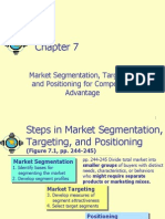 07 - Market Segmentation Positioning and Targeting