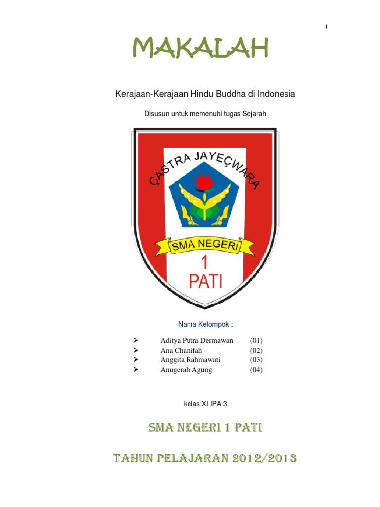 Contoh Makalah Tentang Sejarah Belajar