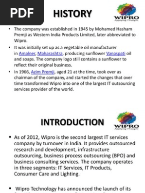 Wipro-12 07 2012 | PDF