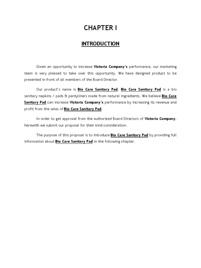 An Introduction to Bio Care Sanitary Pad A Proposal for a Natural