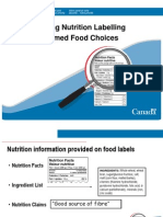 Info Nutri Label Etiquet Eng