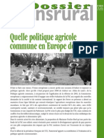 Dossier Transrural - Quelle PAC Demain en Europe