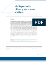 Más allá del hipertexto. Los retos educativos de la cibercultura