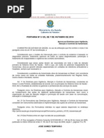 Portaria n 3125 Hanseniase 2010