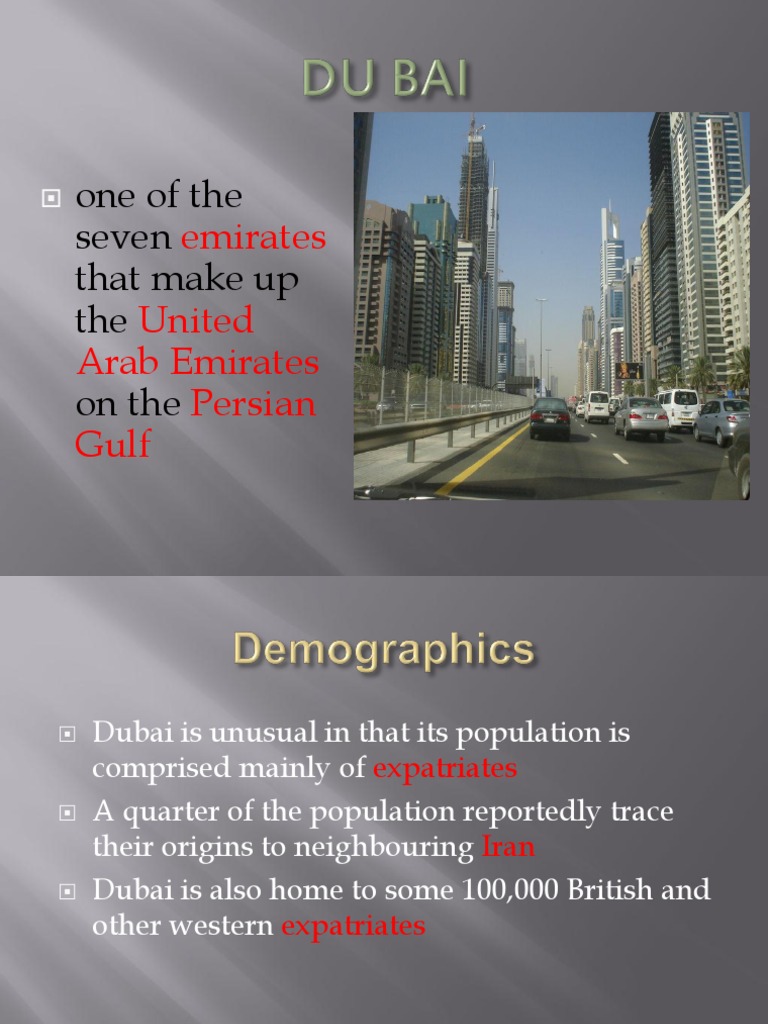 One of The Seven That Make Up The On The: Emirates United Arab Emirates ...