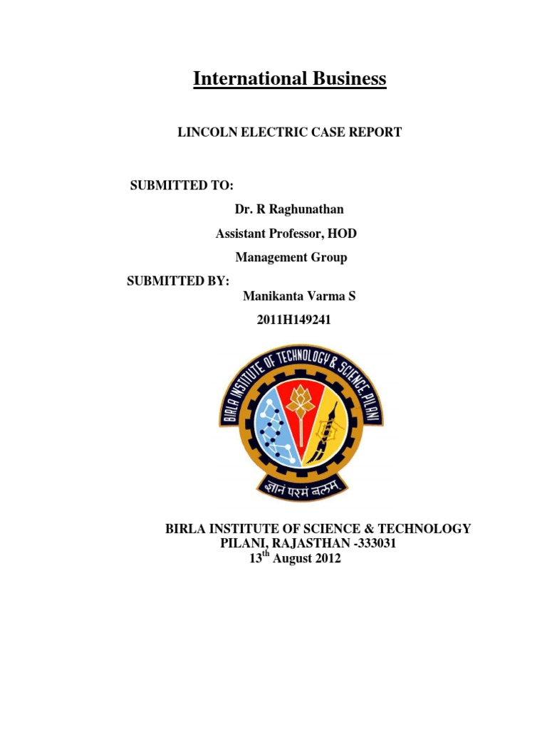 Lincoln Electric | Incentive | Indonesia
