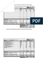 Analisis de P.U