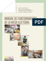 Manual Funcionamiento Mesa