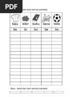 Latihan Asas Menulis 4-5-6 Tahun