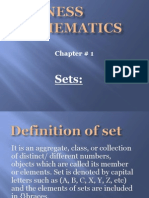 Business Mathmatics 1st Chapter