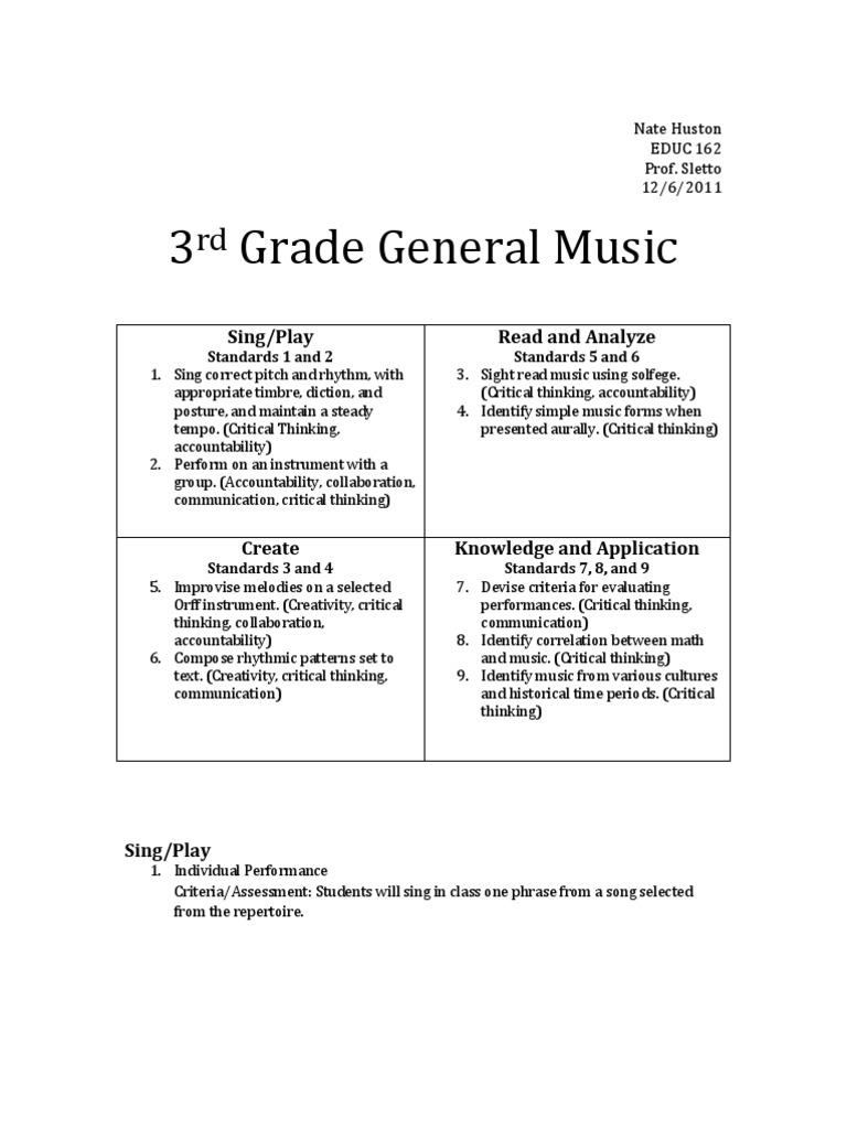 3rd Grade Scope and Sequence | PDF | Language Arts & Discipline