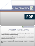 Index Teoria Matematica en La Admon