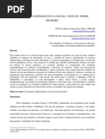 DOMINAÇÃO E REPRODUÇÃO NA ESCOLA