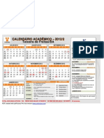 CALENDÁRIO ACADÊMICO