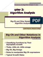 Data Structures Algorithm Analysis Big-Oh Notations