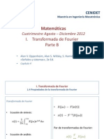 I-1B - Transformada de Fourier PDF