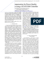 Shunt Compensation For Power Quality Improvement Using A STATCOM Controller