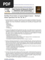 OB-GYN Board Exam Questions | PDF | Ovarian Cancer | Childbirth