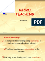 Micro Teaching: Rajakumar