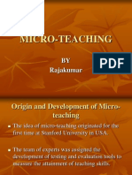 Micro-Teaching: BY Rajakumar