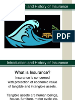 Introduction and History of Insurance